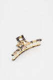 Open Resin Hair Claw  Milky Tort  hi-res