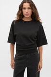 Waisted Crop Tee  Black  hi-res