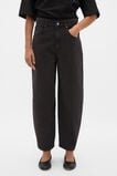 Relaxed Barrel Jean  Charcoal Wash  hi-res