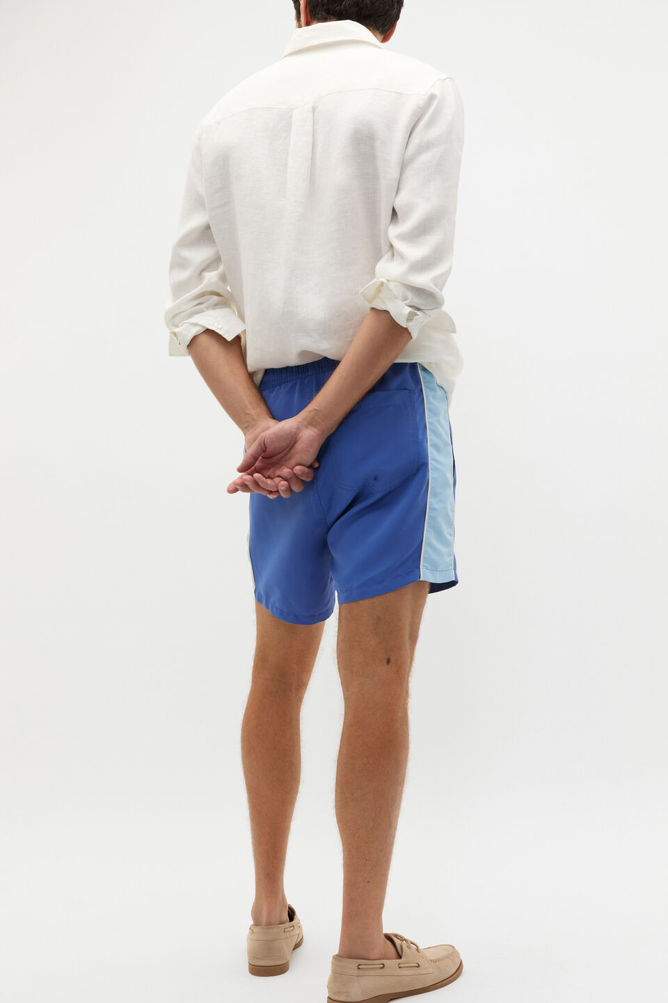 Panel Swim Short  Cobalt