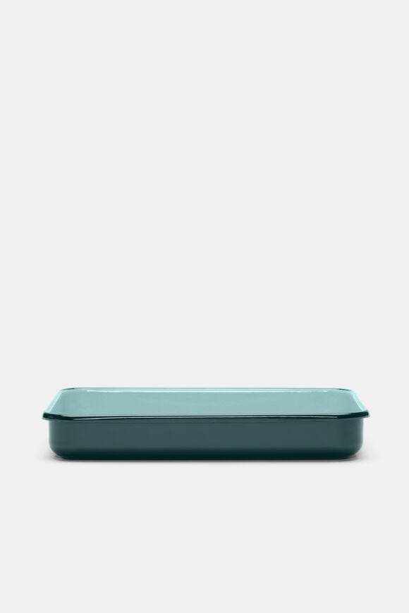 Elias Enamel Rectangle Pan  Twilight Blue  hi-res