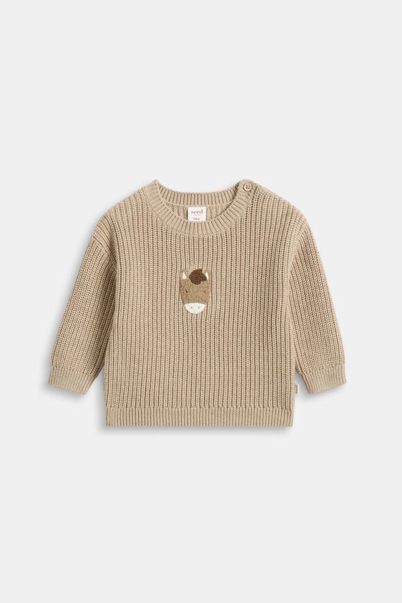 Horse Knit  Nutmeg Marle  hi-res
