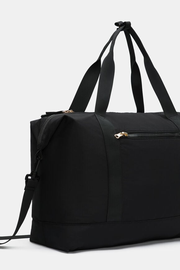 Packable Travel Tote  Black  hi-res