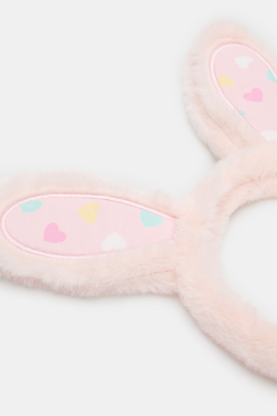 Heart Fur Ears Headband  Pink Lemonade