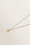 Initial Disc Necklace    hi-res