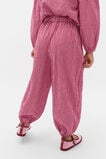 Gingham Balloon Pant  Dark Cherry  hi-res