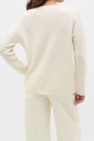 Australian Merino Mini Cable Knit  Coconut Cream  hi-res