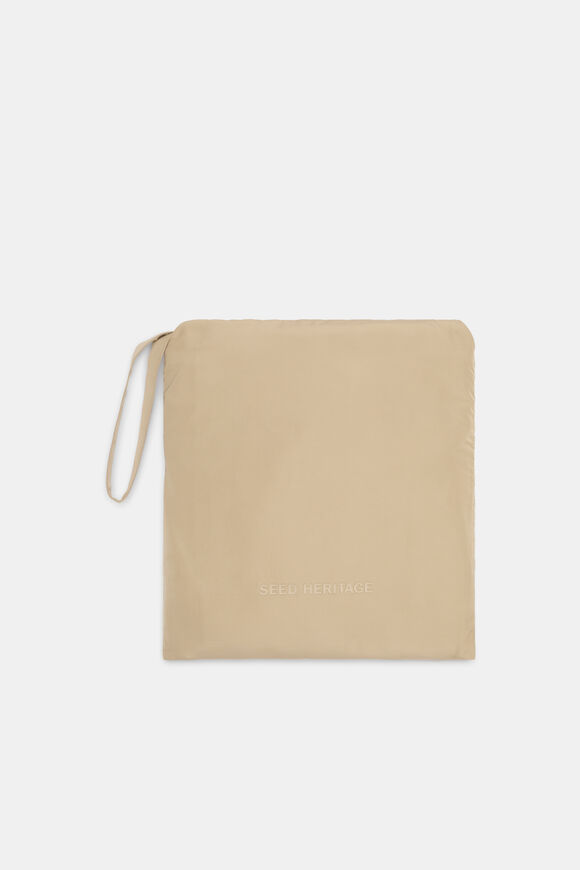 Packable Rain Poncho  Sandstone  hi-res