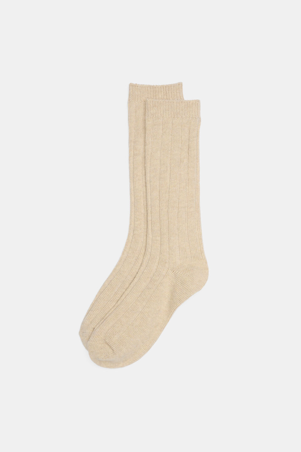 Marled Boot Sock  Sandstone Marle
