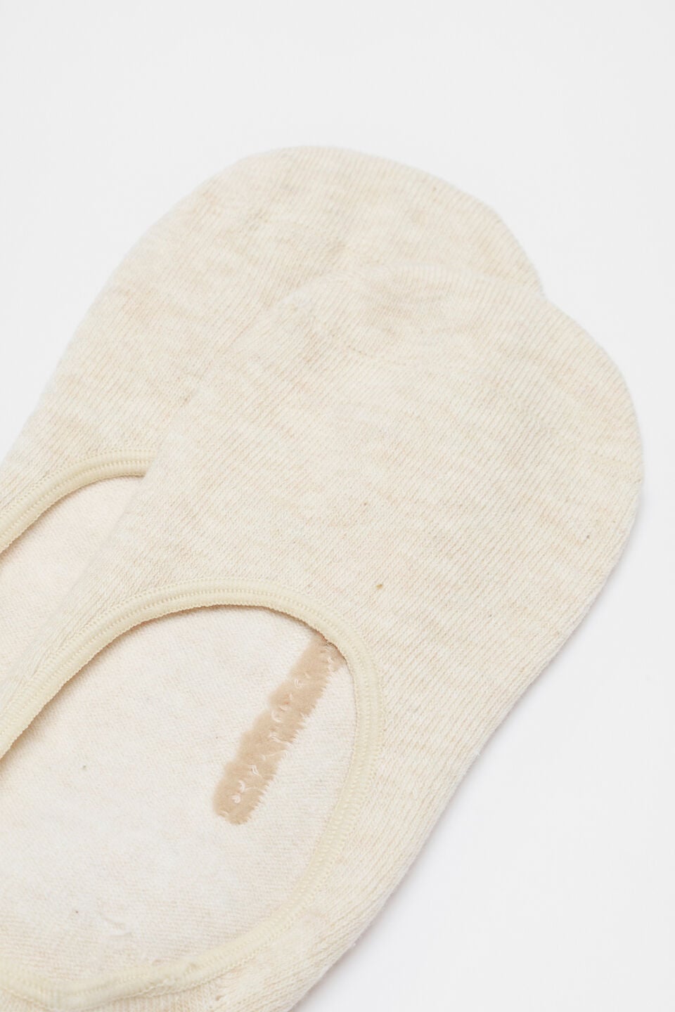 Core No Show Sock  Soft Beige Marle