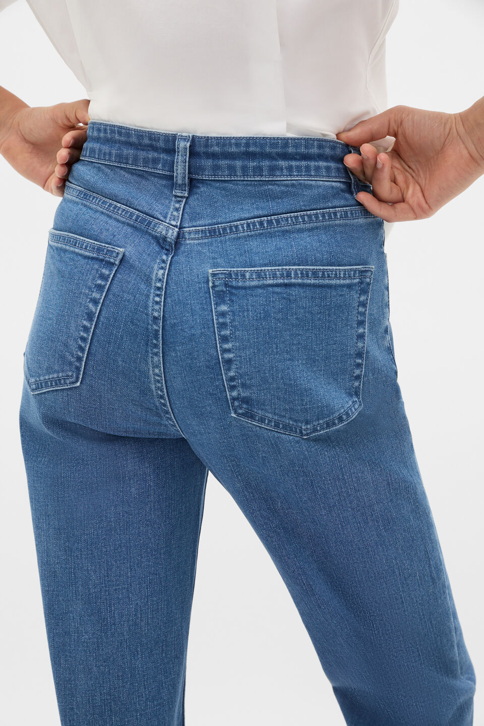 Core Straight Leg Stretch Jean  French Blue Denim