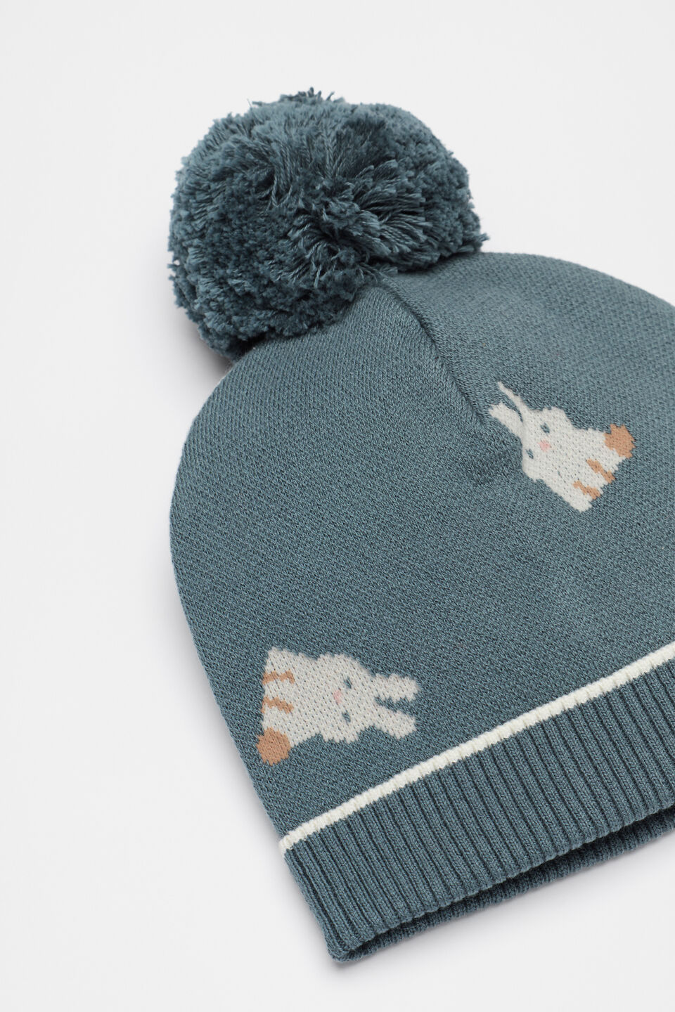 Bunny Knit Beanie  Forest