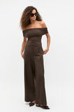 Off Shoulder Top  Dark Espresso  hi-res