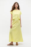 Linen Boxy Shell Top  Lemongrass  hi-res