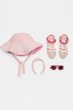 Wide Brim Reversible Hat  Strawberry Red  hi-res