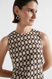Linen Retro Tunic Top  Multi Retro  hi-res