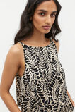 Motif Print Shell Top  Motif Print  hi-res