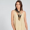 Pleated Square Neck Scarf    hi-res