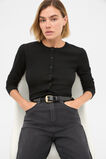 Koda Leather Belt  Hi Shine Black  hi-res