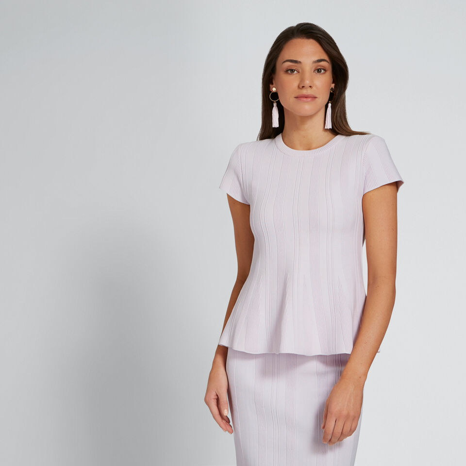 Crepe Knit Top  