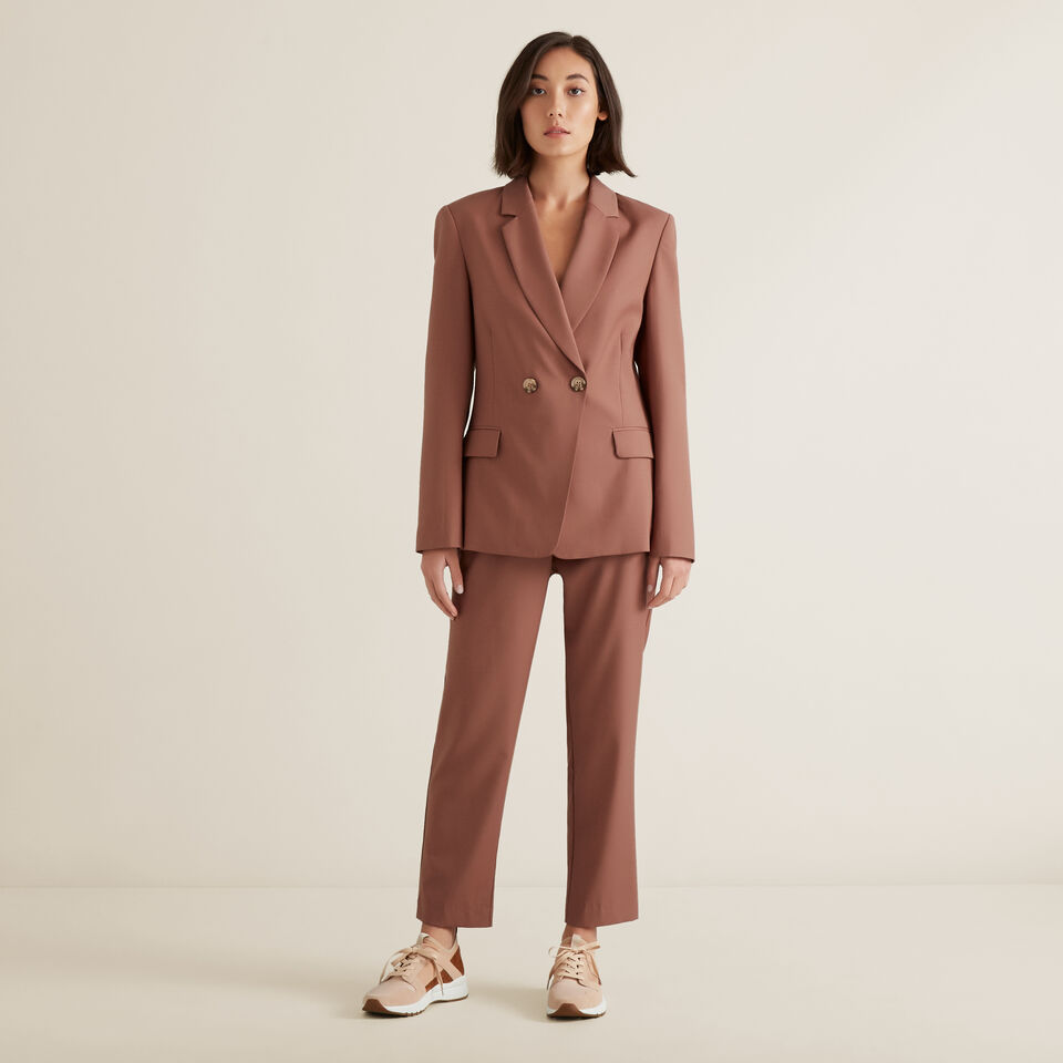 Wool Blend Trouser  
