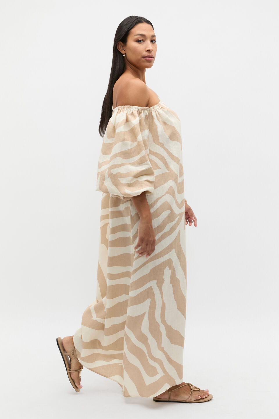Abstract Animal Maxi Dress  Abstract Animal