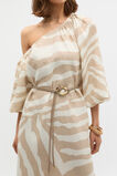 Stella Ring Detail Tubular Belt  Iced Latte  hi-res