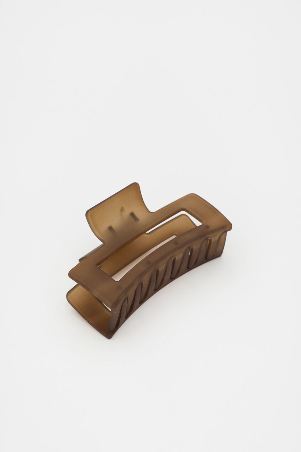Rectangle Hair Claw  Pinecone
