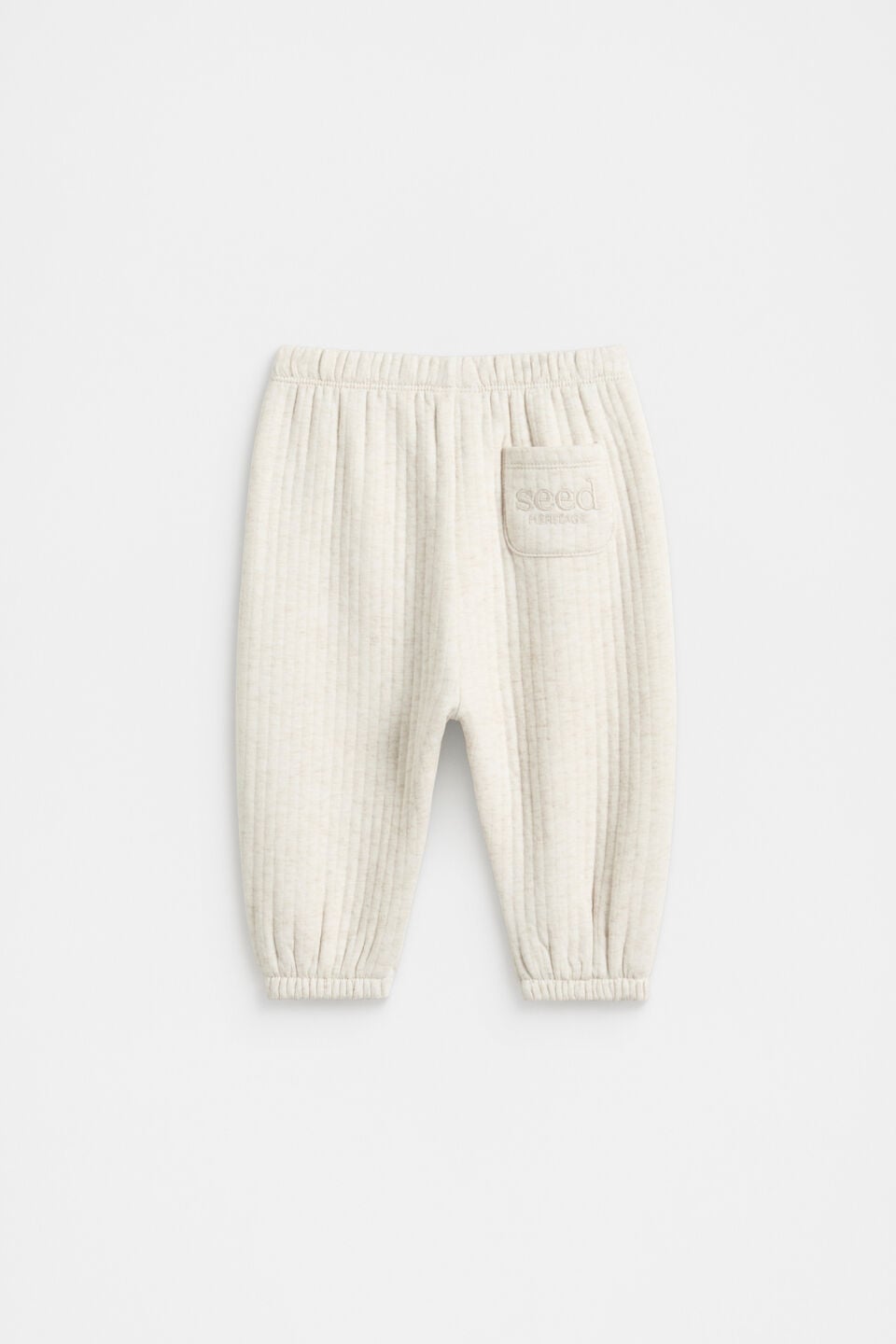 Quilted Pant  Snow Marle
