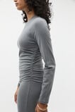 Ruched Jersey Midi Dress  Wolf  hi-res