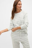 Waffle Top and Pant PJ Set  Cream Grey Marle  hi-res