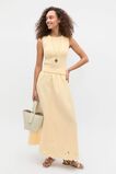 Cutwork Midi Skirt  Shortbread  hi-res