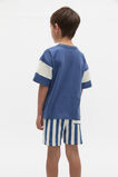 Core Relaxed Logo Tee  Washed Navy  hi-res