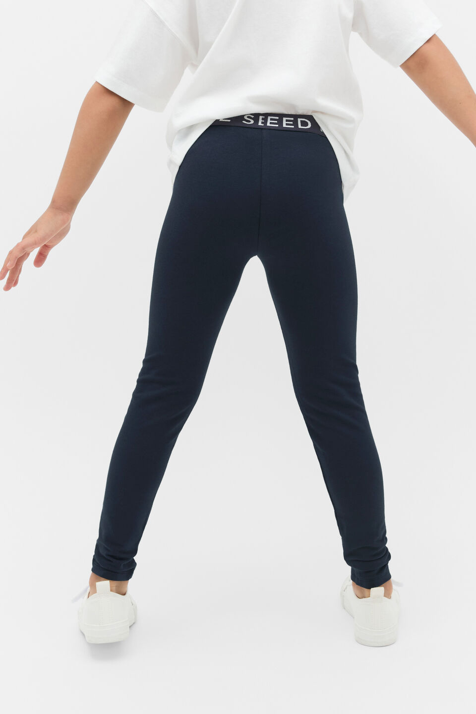 Core Terry Legging  Midnight Blue