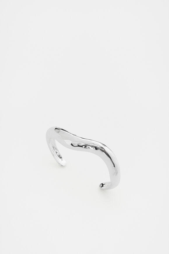 Wave Cuff  Silver  hi-res