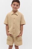 Resort Texture Shirt  Ecru  hi-res