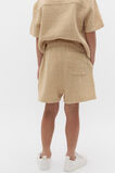 Pull On Texture Short  Ecru  hi-res