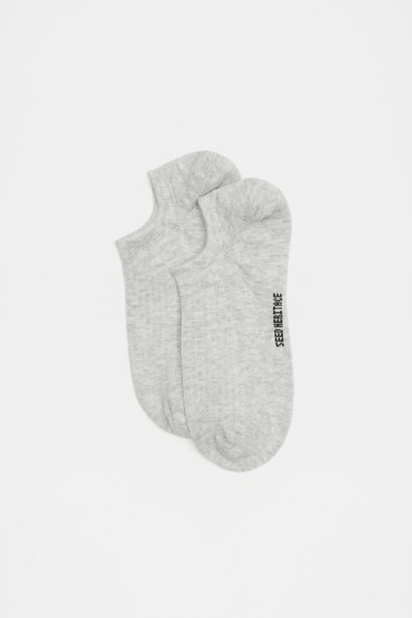 Core Sneaker Sock  Light Grey Marle  hi-res