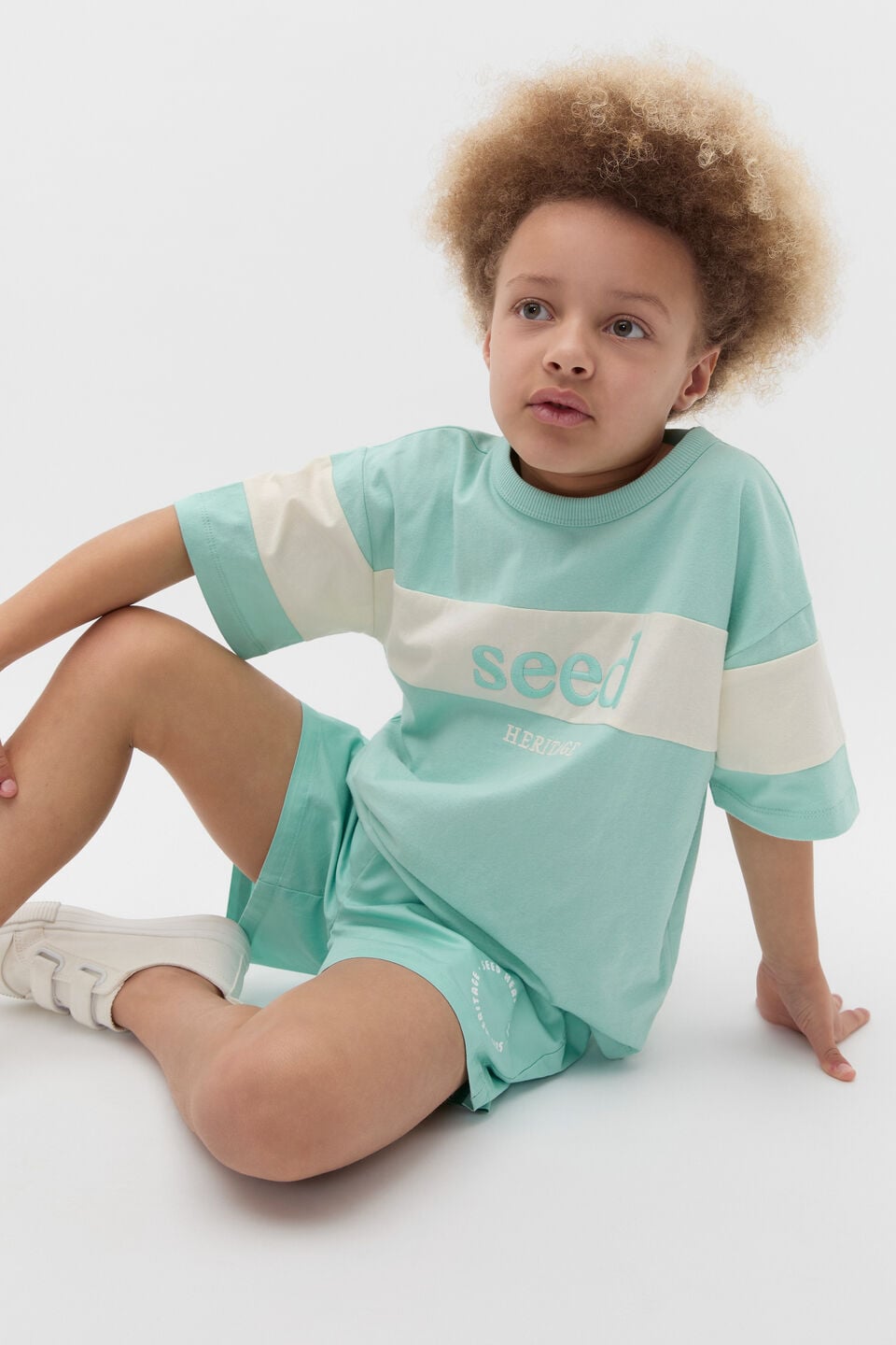Core Relaxed Logo Tee  Skyline
