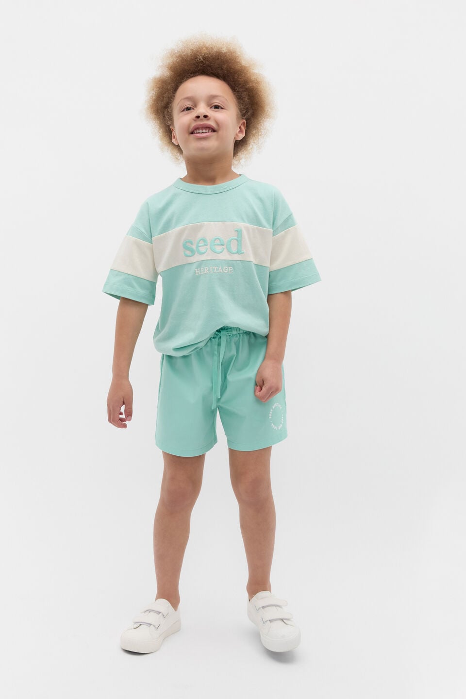 Core Relaxed Logo Tee  Skyline