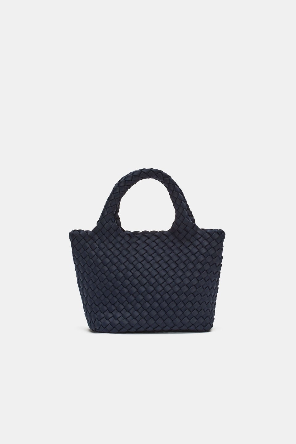 Woven Textured Crossbody Bag  Twilight Blue