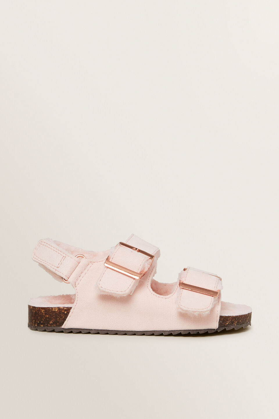 Fur Lined Slide  