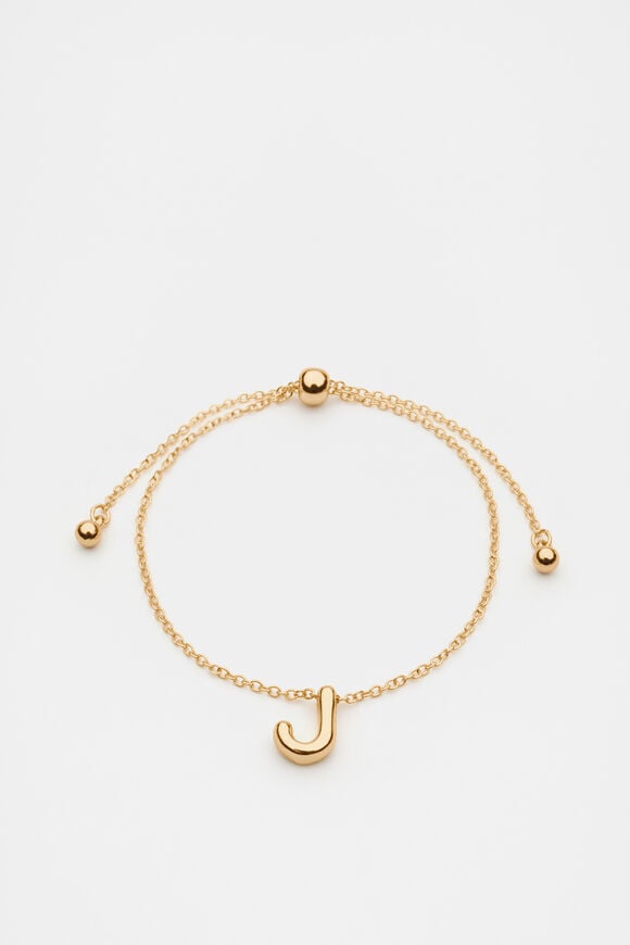 Bubble Letter Bracelet  J  hi-res