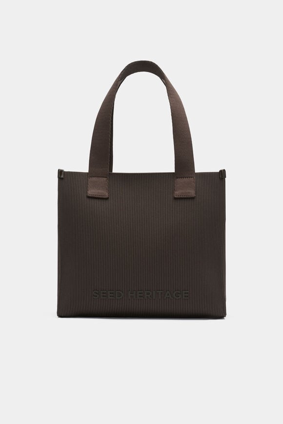 Seed Knit Tote  Coffee Bean  hi-res