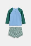 Colourblock Swim Set  Jungle Green  hi-res