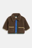Contrast Teddy Jacket  Cacao  hi-res