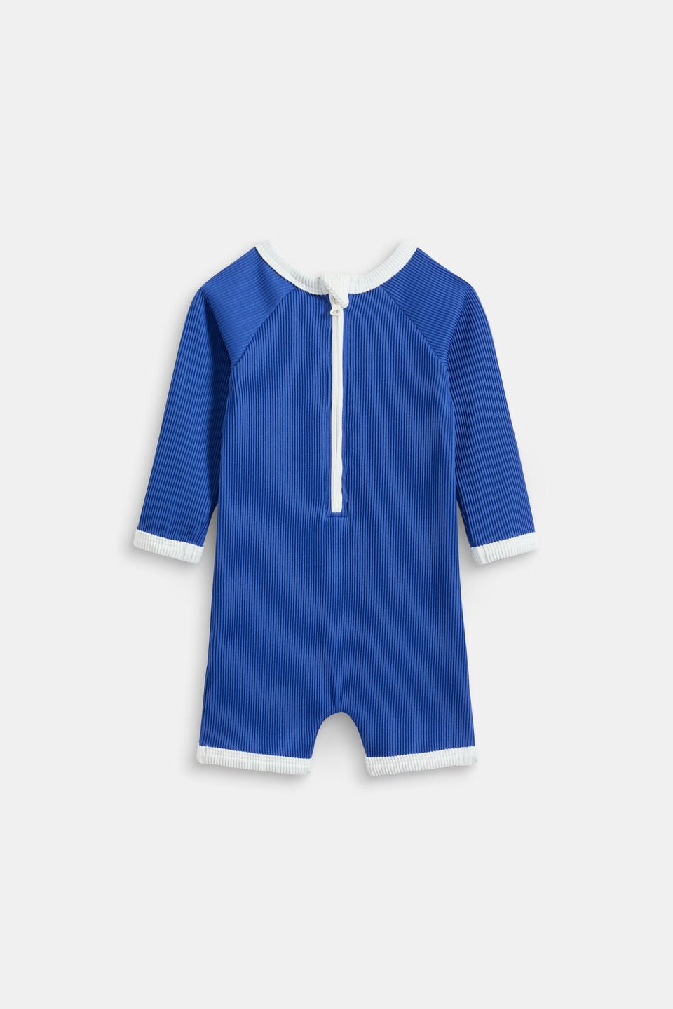 Textured Rib Swimsuit  Cobalt