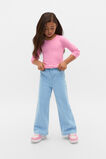 Core Logo Rib Tee  Candy Pink  hi-res