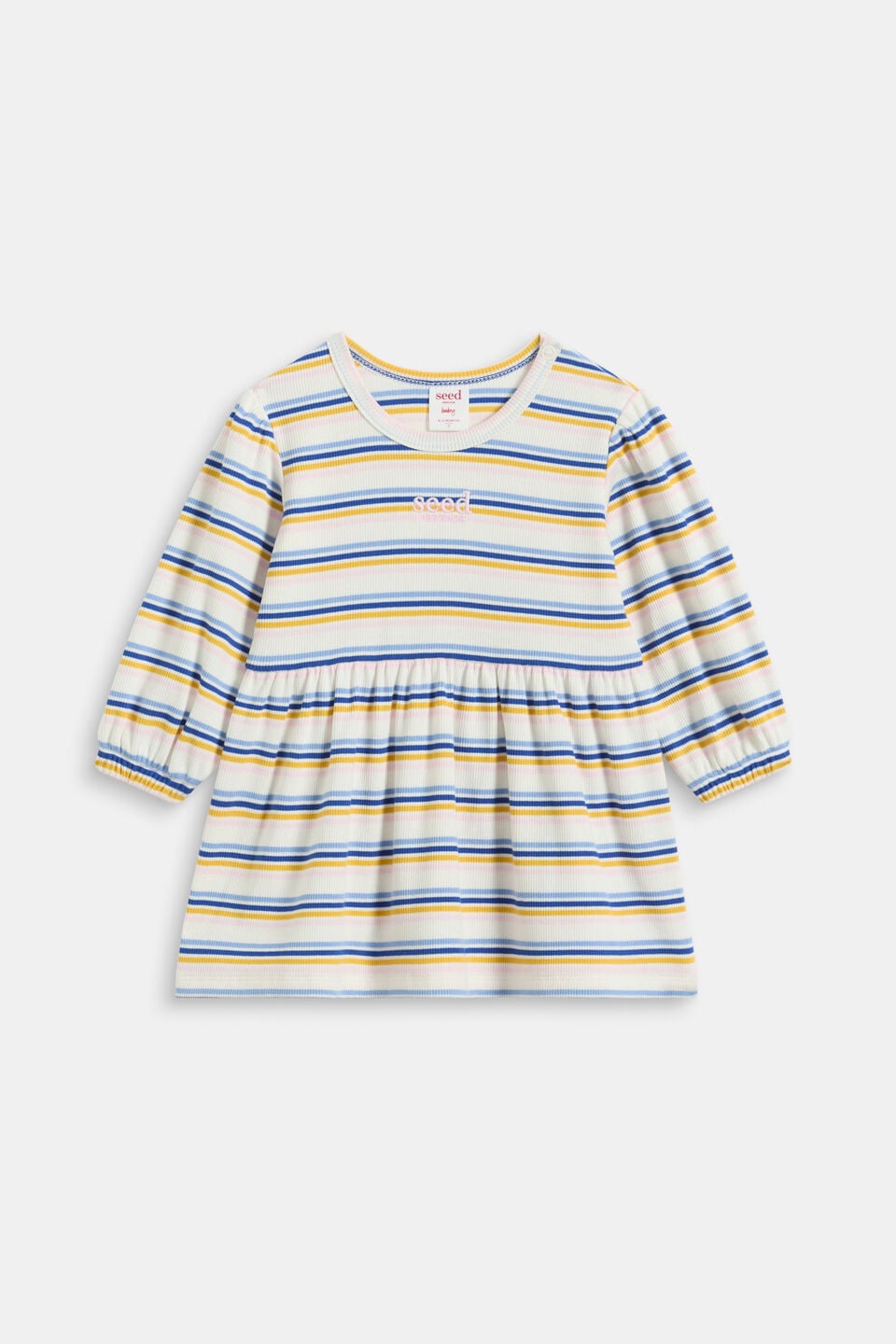 Stripe Rib Dress  Multi