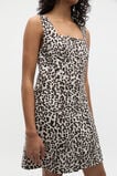 Linen Ocelot Button Down Mini Dress  Ocelot  hi-res
